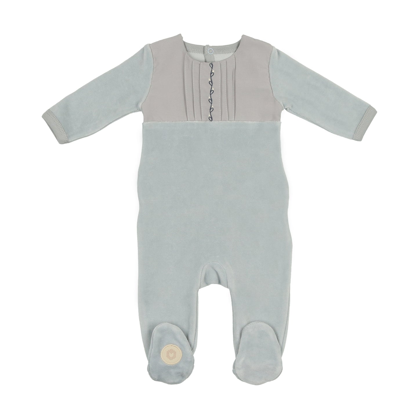 Poplin Pleats Footie