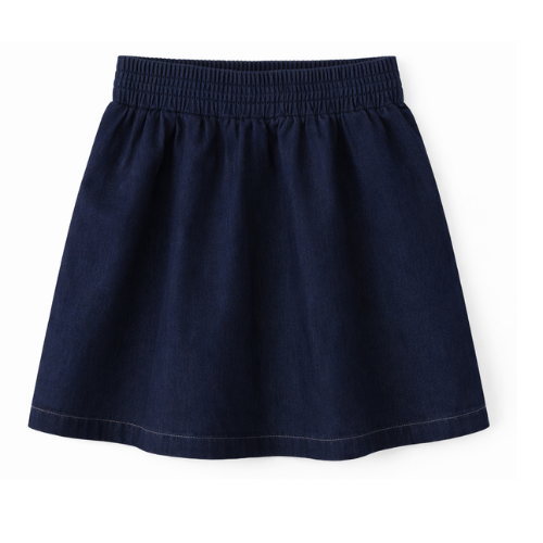Belle Girls Basic Flary Denim Skirt