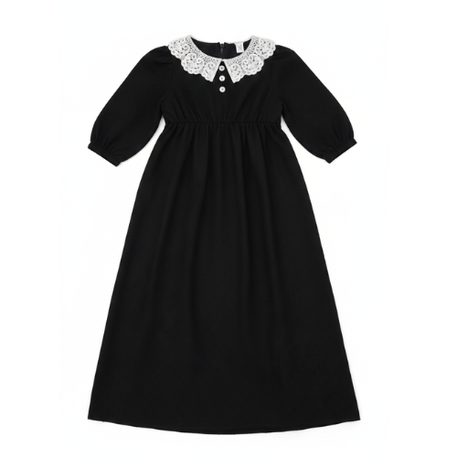 Belle Girls Swiss Dot Maxi Dress