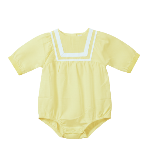 Short Sleeve Sailor Romper