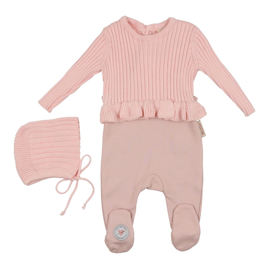 Tiny Twirls Footie + Hat