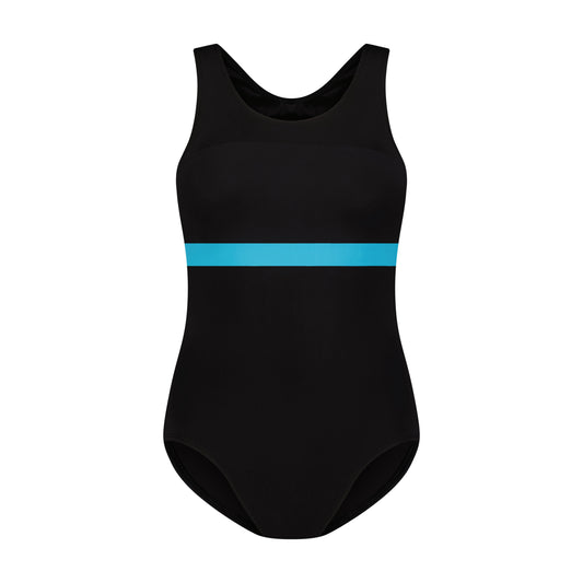 Flamingo Color Block One-Piece Swimsuit