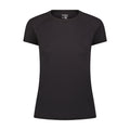 Flamingo Mesh Crew Neck Short-Sleeve Rash Guard - Black