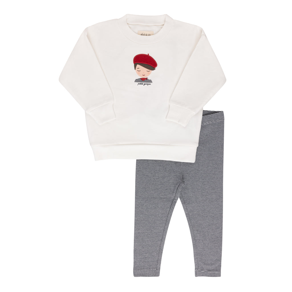 French Terry French Boy Lounge Set