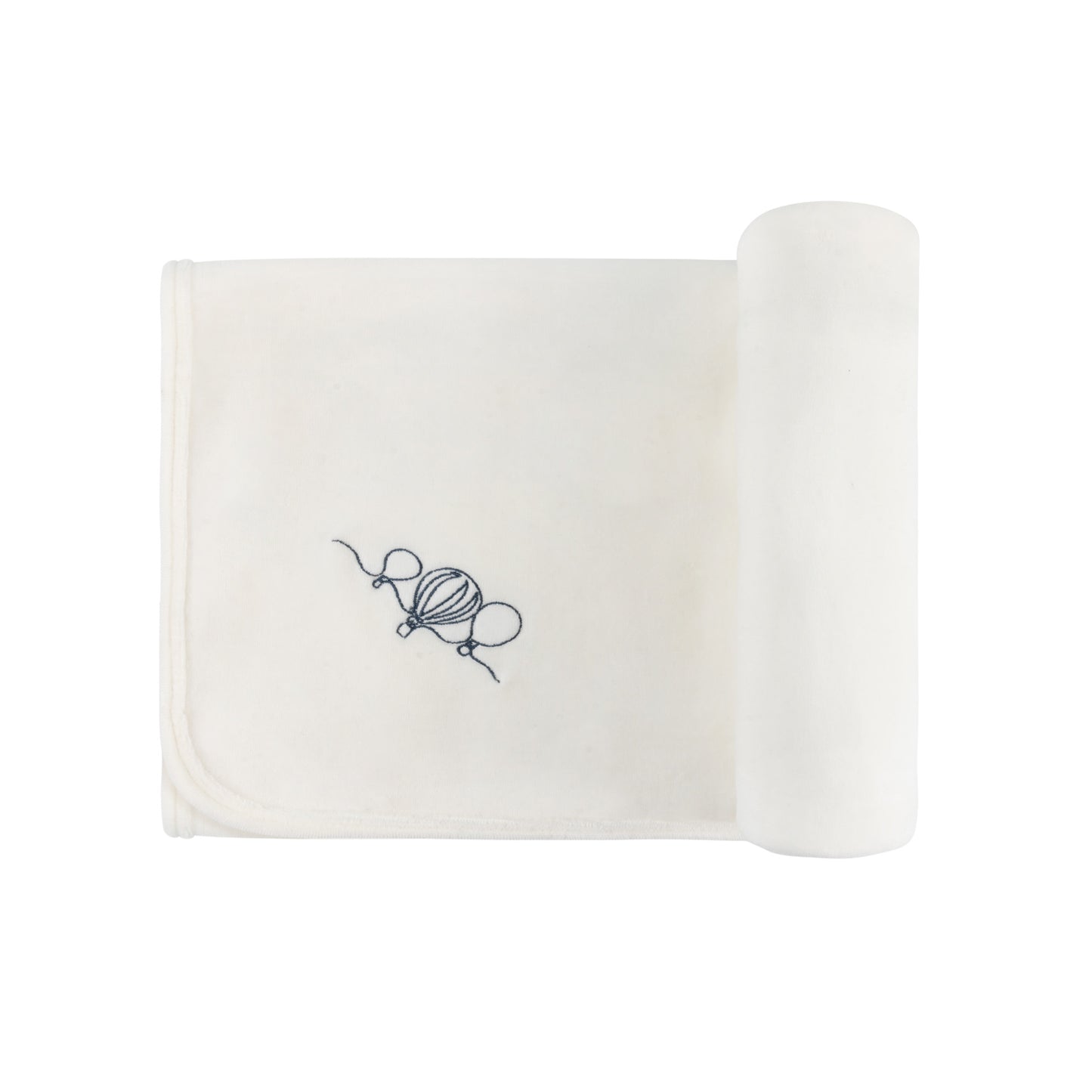 Ely's & co Velour Embroidered Hot Air Balloon Blanket