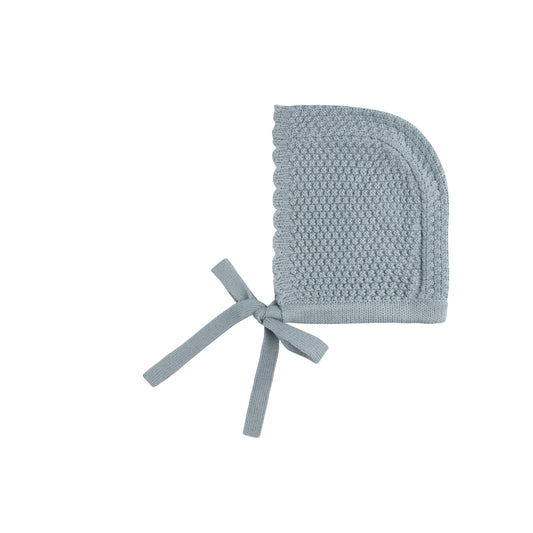 Moss Knit Blue Bonnet