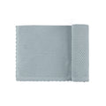 Moss Knit Blue Blanket