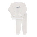 Ely's & co Velour Embroidered Hot Air Balloon Lounge Set