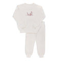 Ely's & co Velour Embroidered Flowers Lounge Set