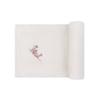 Ely's & co Velour Embroidered Flowers Blanket