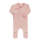 Velour Cluster Flower footie