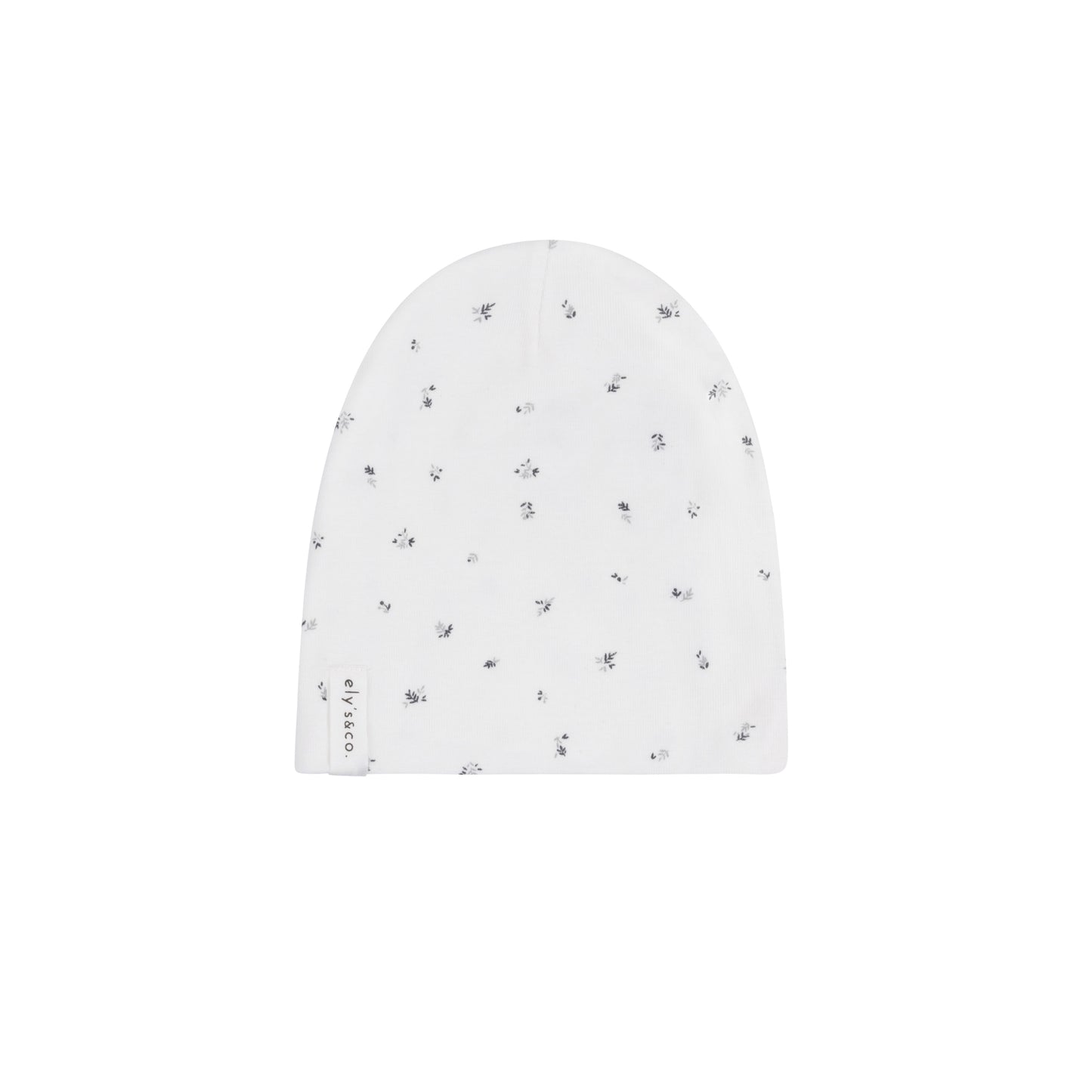 Velour Cluster Leaf footie + beanie