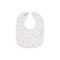 Velour Cluster Flower Cotton Bib