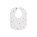 Velour Cluster Flower Cotton Bib