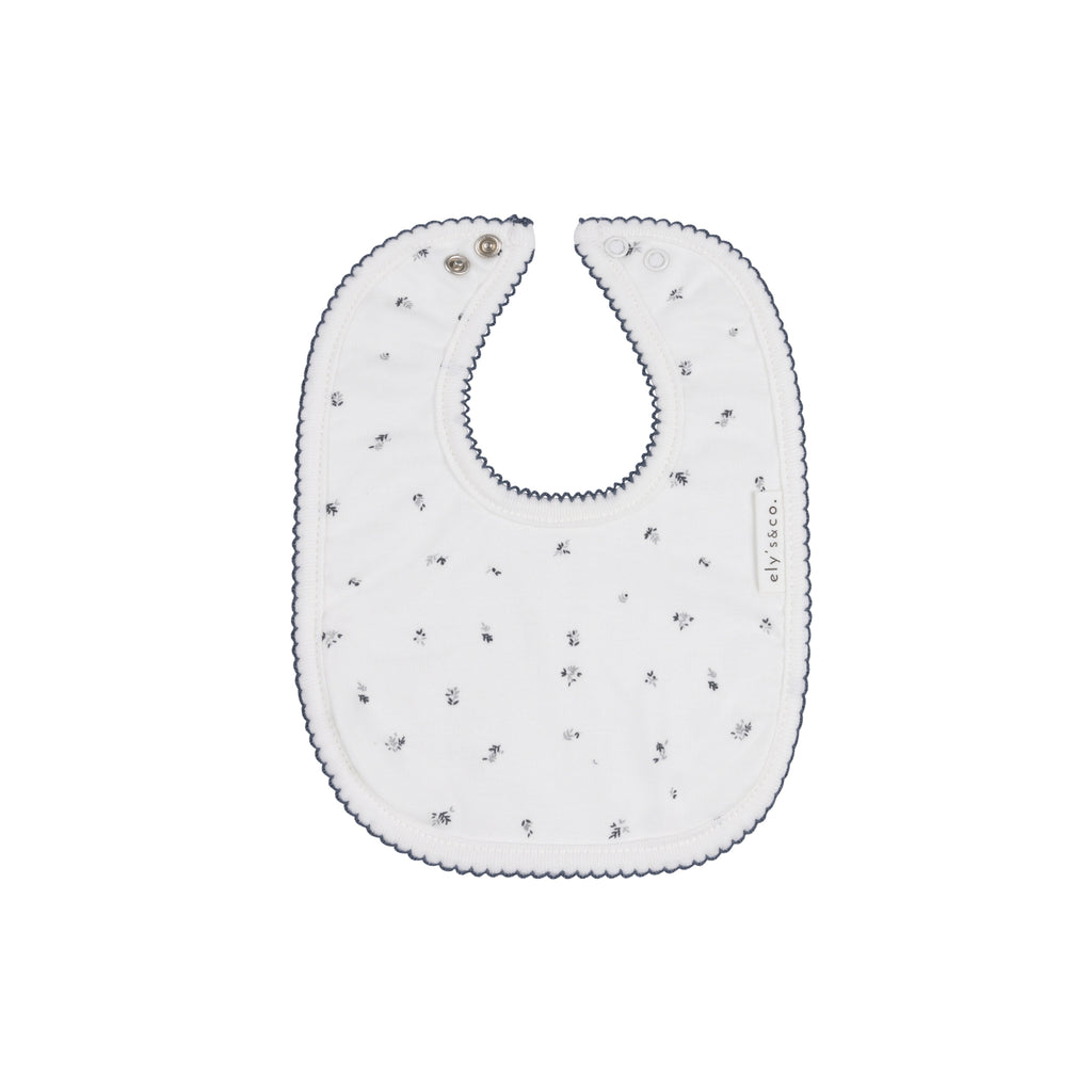 Velour Cluster Leaf Cotton Bib