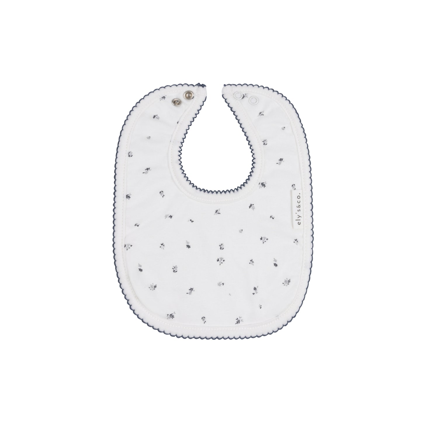 Velour Cluster Leaf Cotton Bib