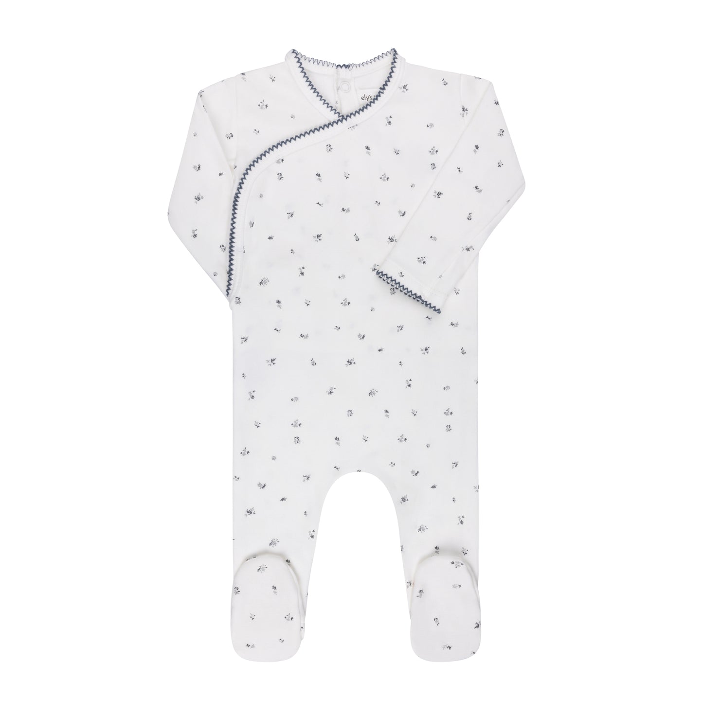 Velour Cluster Leaf footie