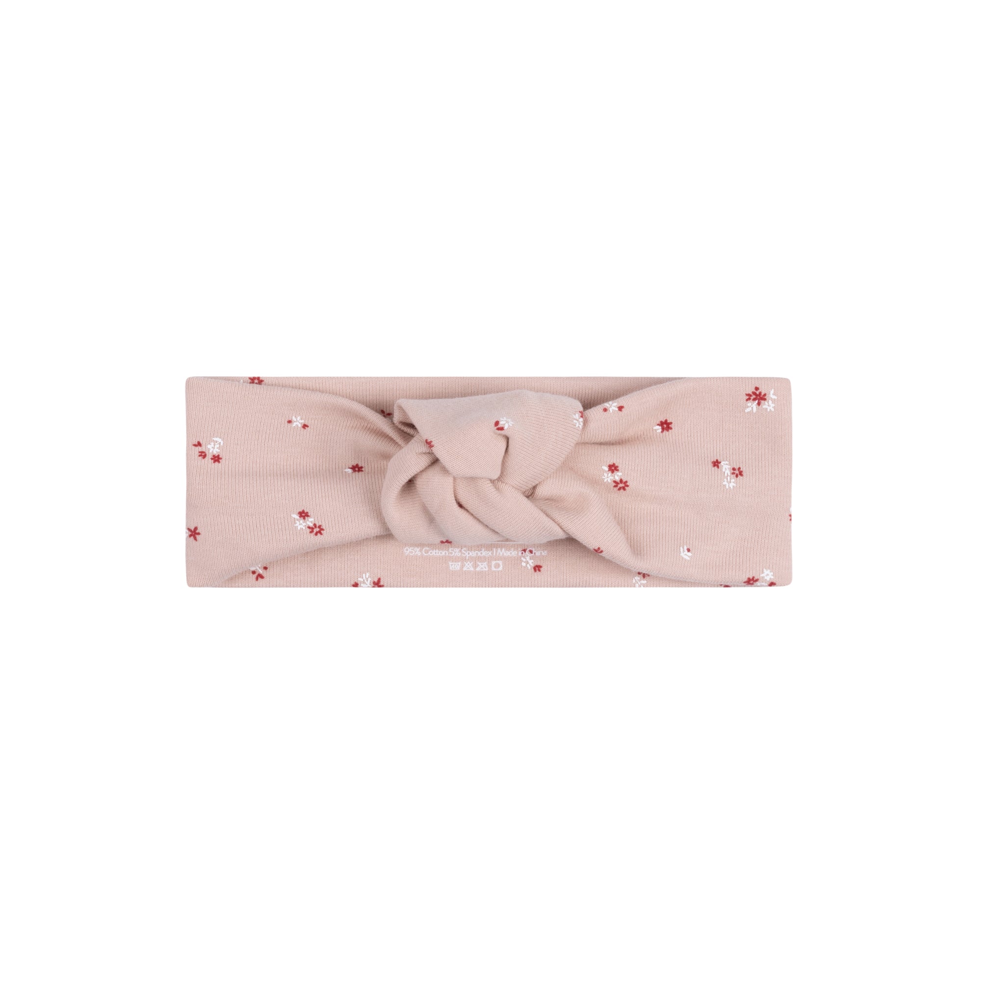 Velour Cluster Flower Cotton Headband