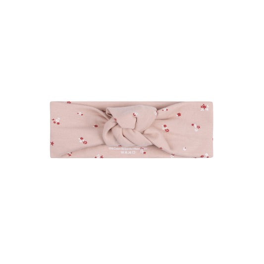 Velour Cluster Flower Cotton Headband