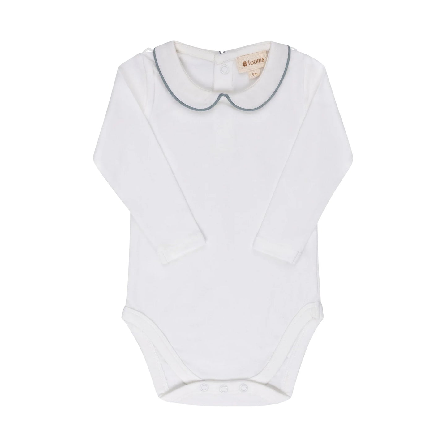 Ely's & co Bodysuit Cream Blue piping
