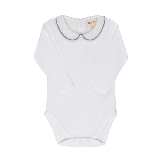 Ely's & co Bodysuit Cream Blue piping