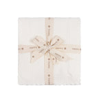 Moss Knit Ivory Blanket