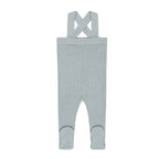 Ely's & co Bubble Knit Blue Ribbed Overalls