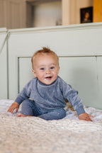 Velour Cluster Leaf Velour Top and cotton legging Lounge Set
