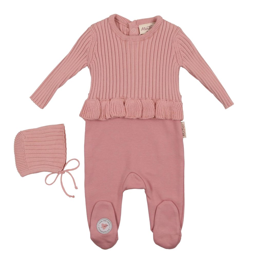 Tiny Twirls Footie + Hat