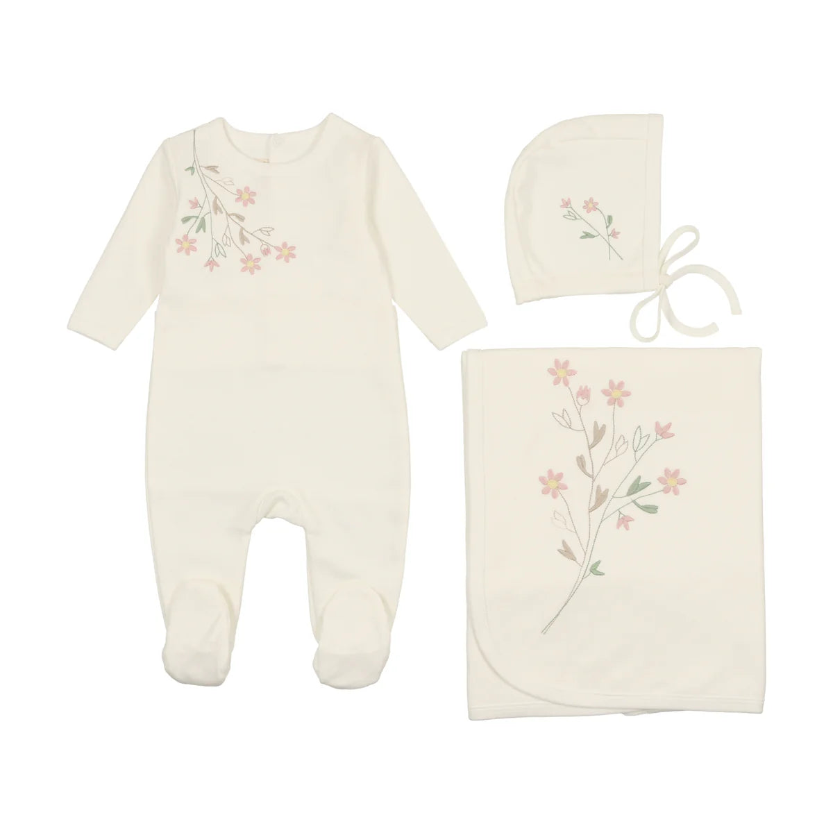 Budding Blossom Layette Set