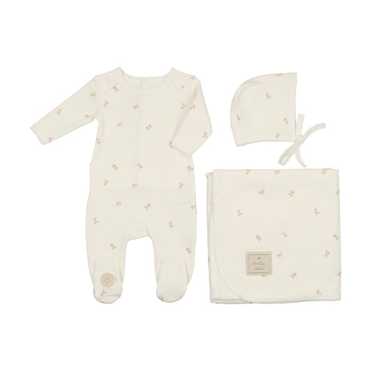Cascade of Blossoms Layette Set