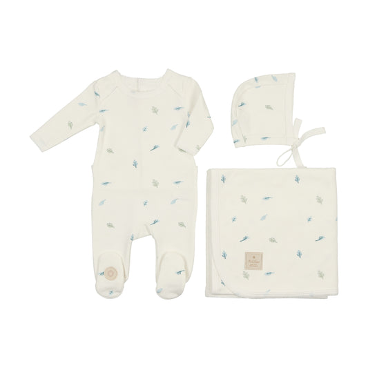 Cascade of Leaves Layette Set