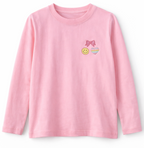 Belle Girls Long Sleeve Patch Tee