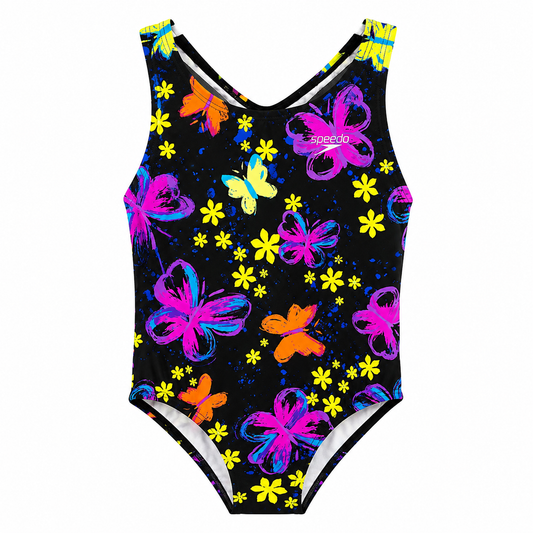 Speedo Butterfly Girls One Piece