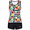 Flamingo Girls 2Z Set - Black/Multi Fruit
