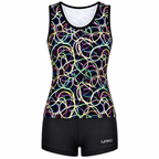 Flamingo Girls 2Z Set - Black/Multi Scribble