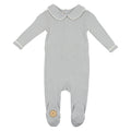 Collared Pointelle Footie