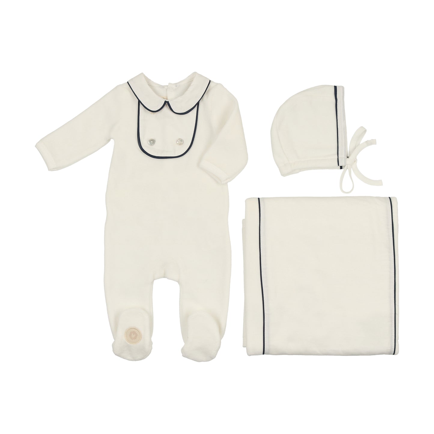 Double Button Boys Layette Set