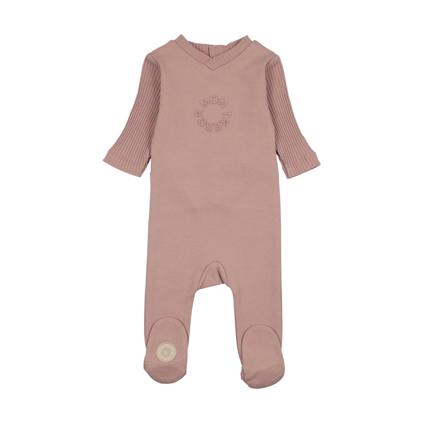 Embossed Logo Footie