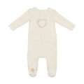 Floral Heart Footie IVO