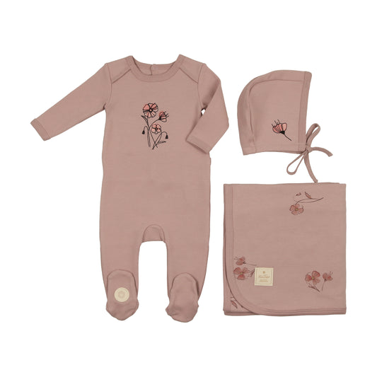 Flower Sketch Layette Set