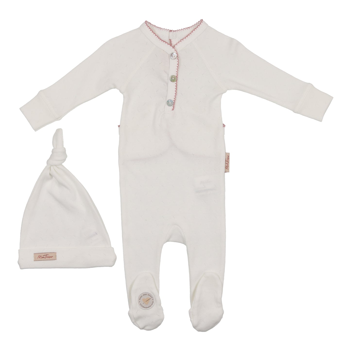 Huggable Henley Footie + Hat