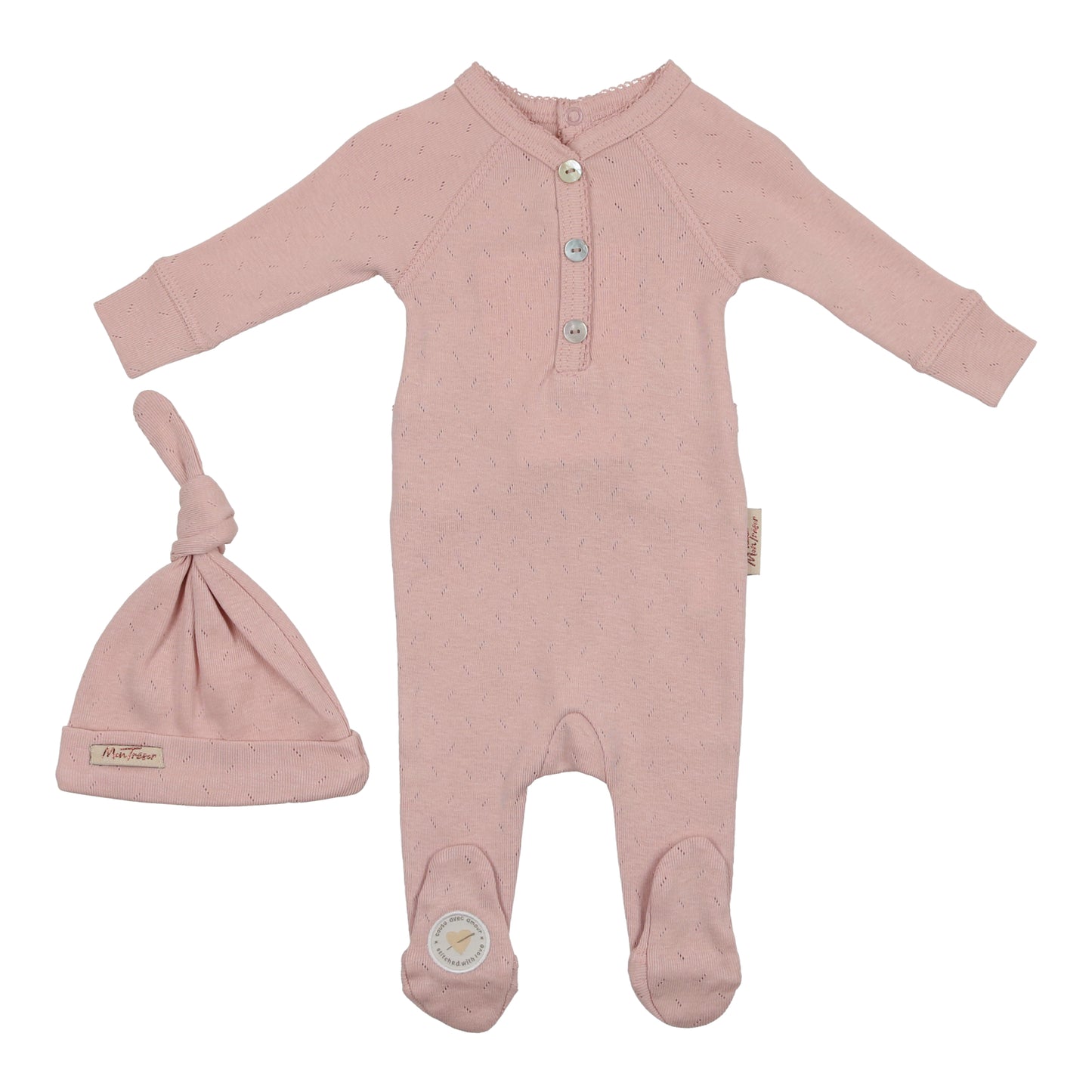 Huggable Henley Footie + Hat