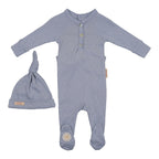 Huggable Henley Footie + Hat