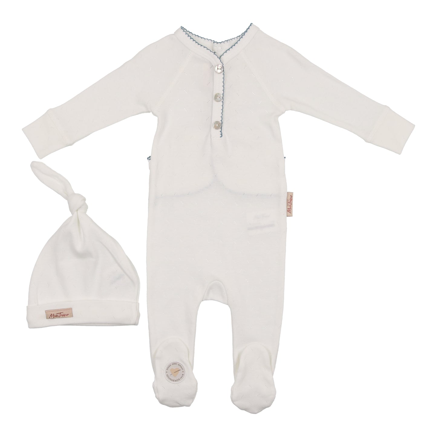 Huggable Henley Footie + Hat
