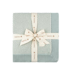 Ely's & co Bubble Knit Blue Blanket