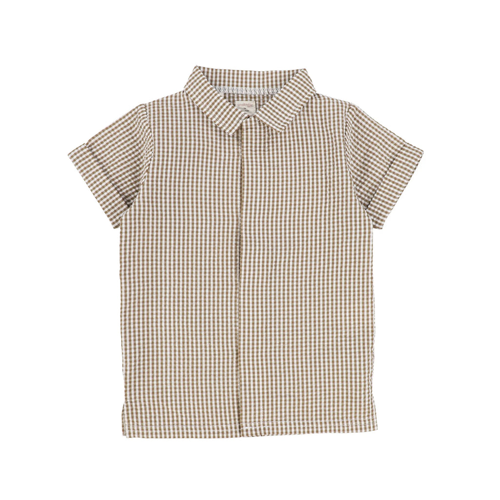 Gingham Button Down Shirt