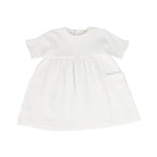 Gauze Dress Three Quarter Sleeve