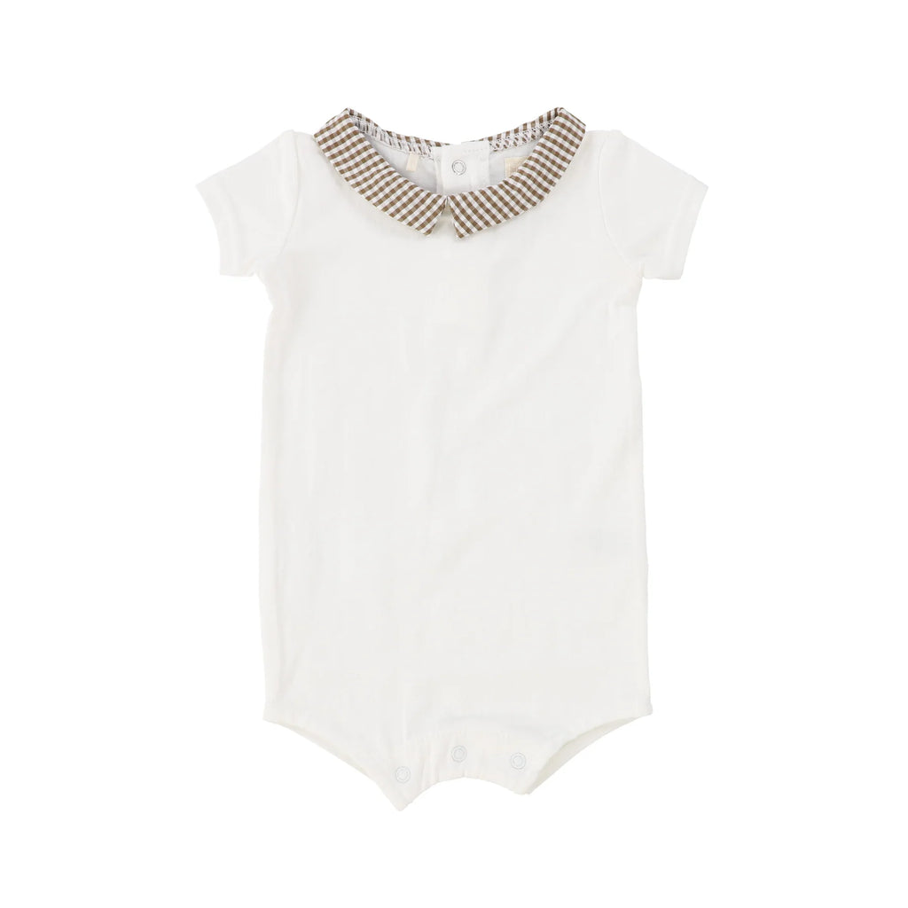 Gingham Collar Onesie