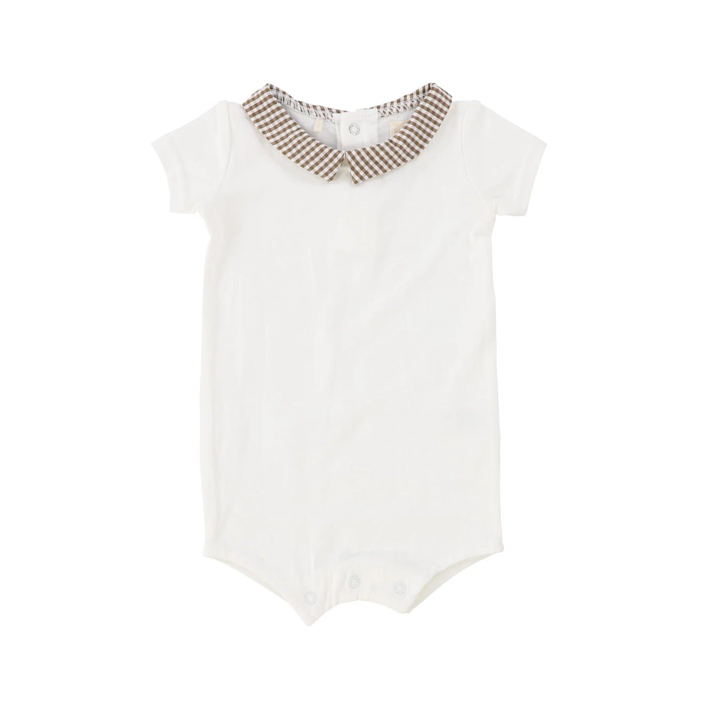 Gingham Collar Onesie